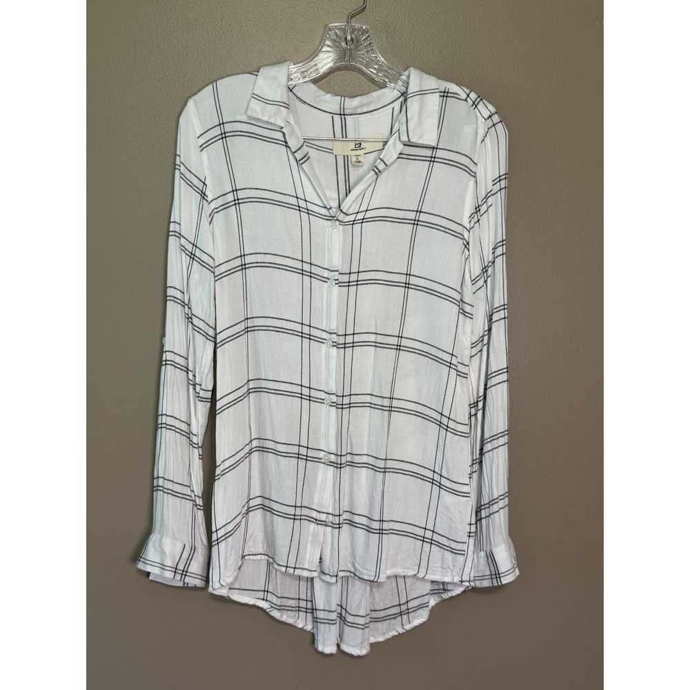 Women's Thread and Supply Black and White Light Flannel Size S